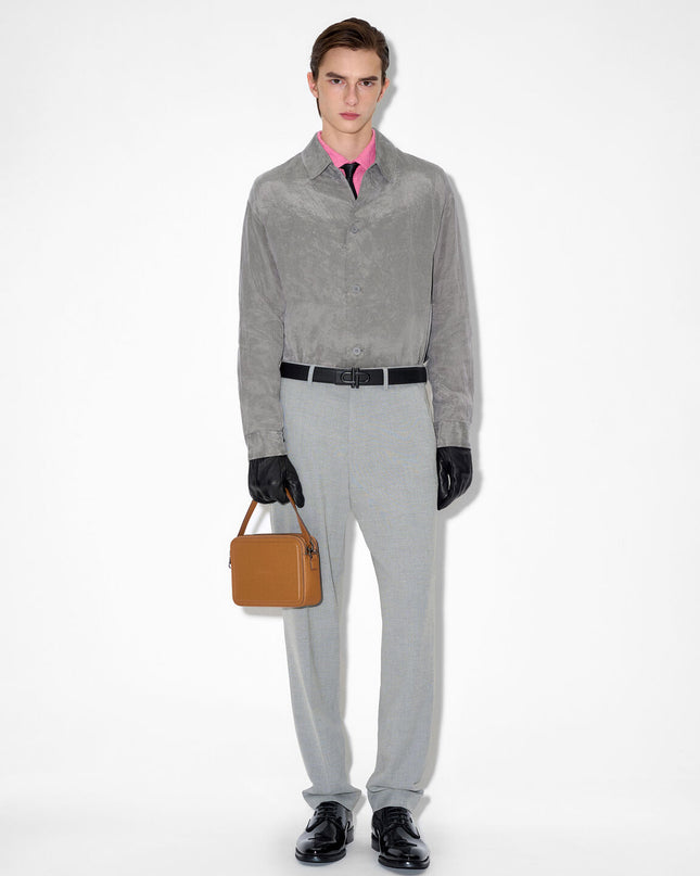 Boxy Crossbody Bag - Cognac