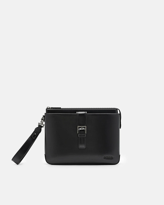 Tyson Clutch Bag - Black