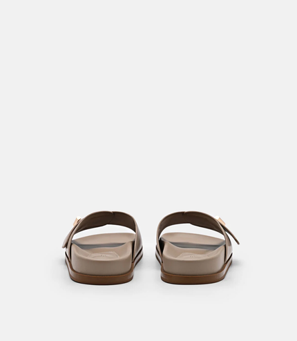 Demi Slide Sandals - Taupe