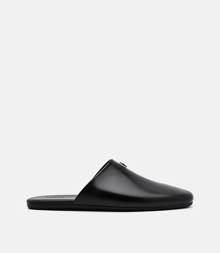 Leather Mules - Black
