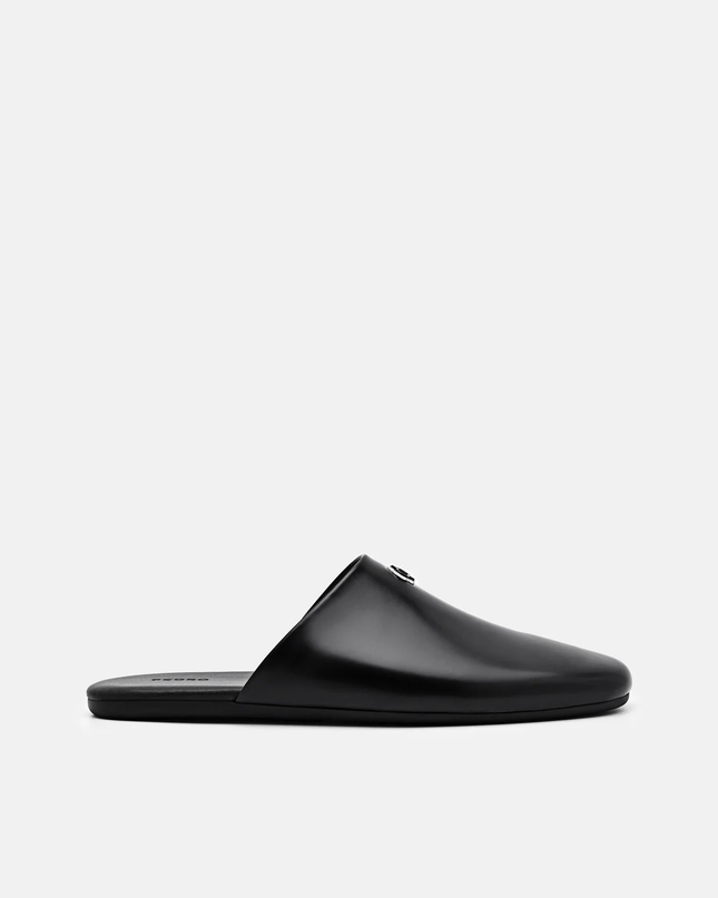 Leather Mules - Black