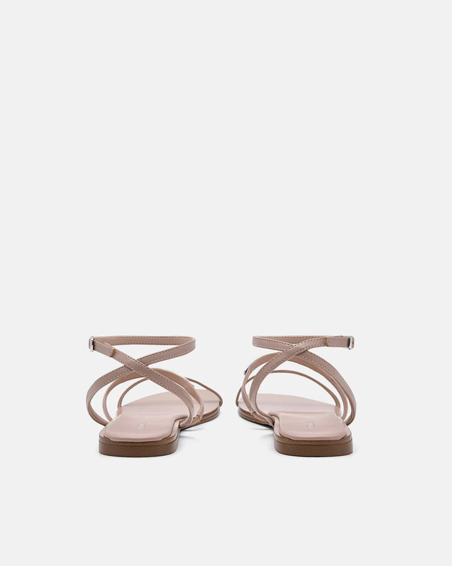 Lia Strappy Sandals - Nude