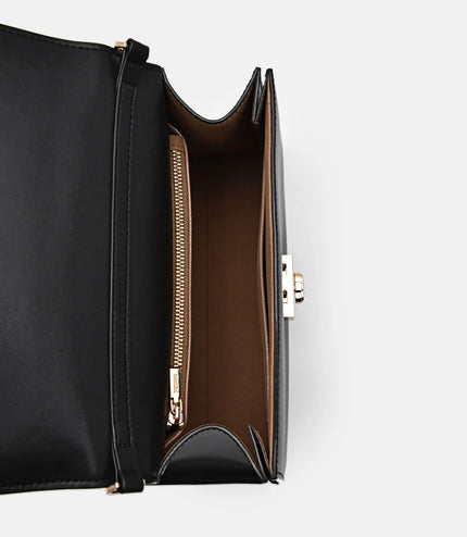 Leather Handbag - Black