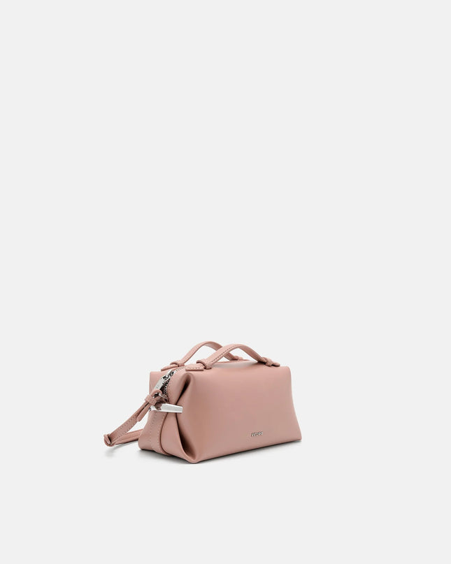 Lia Mini Bowling Bag - Nude