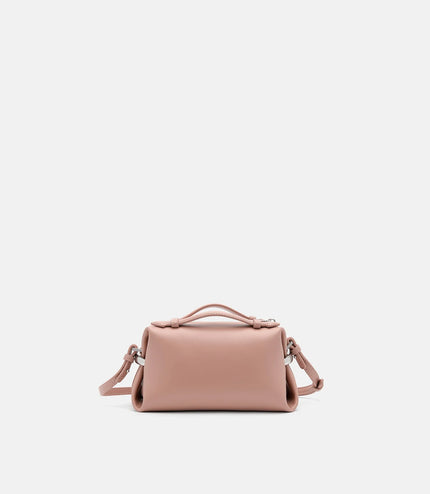 Lia Mini Bowling Bag - Nude
