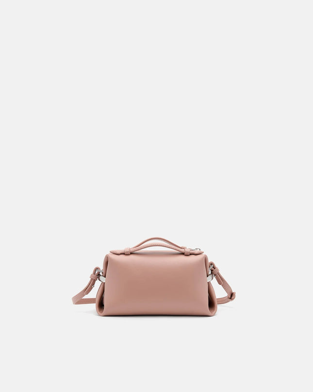 Lia Mini Bowling Bag - Nude