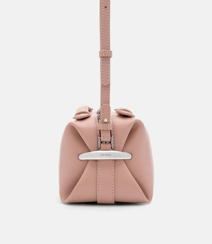 Lia Mini Bowling Bag - Nude