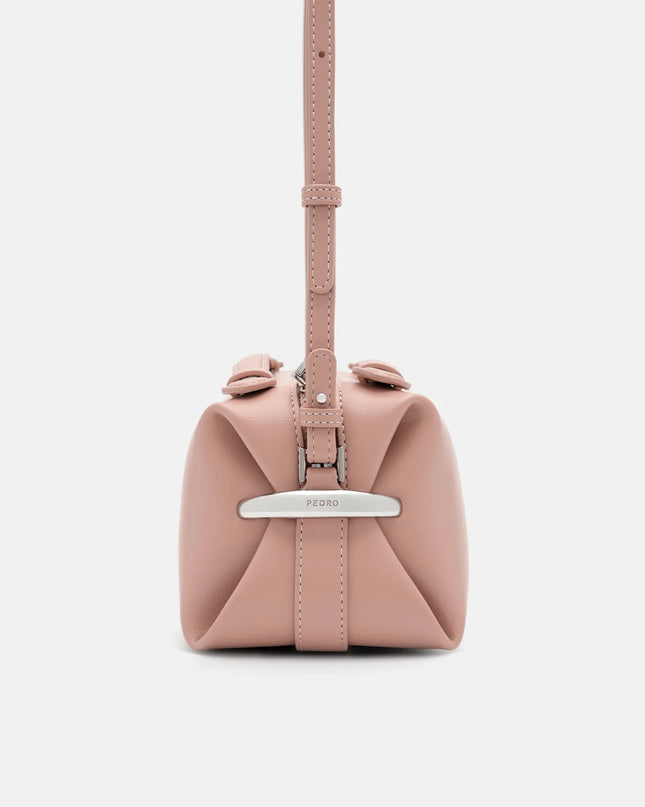 Lia Mini Bowling Bag - Nude