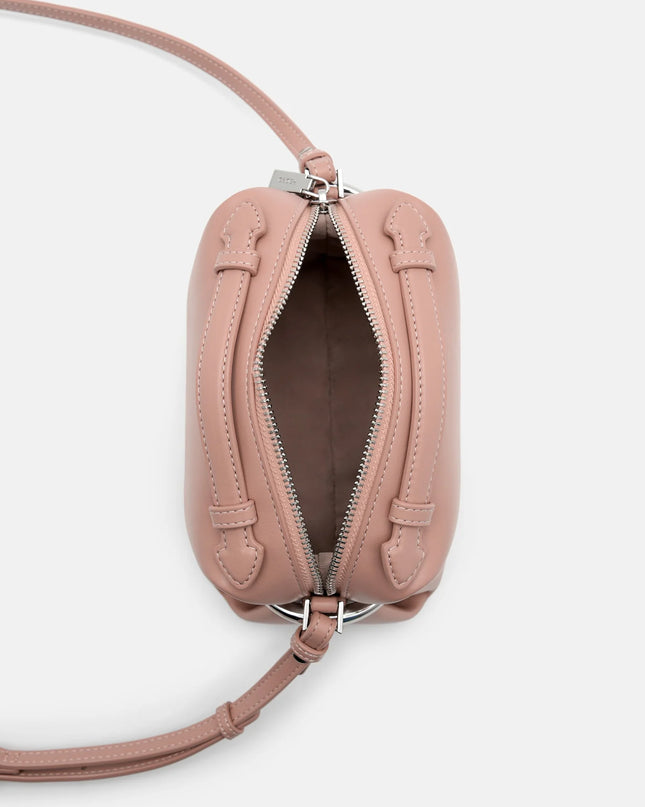 Lia Mini Bowling Bag - Nude