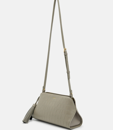 Tassel Shoulder Bag - Taupe