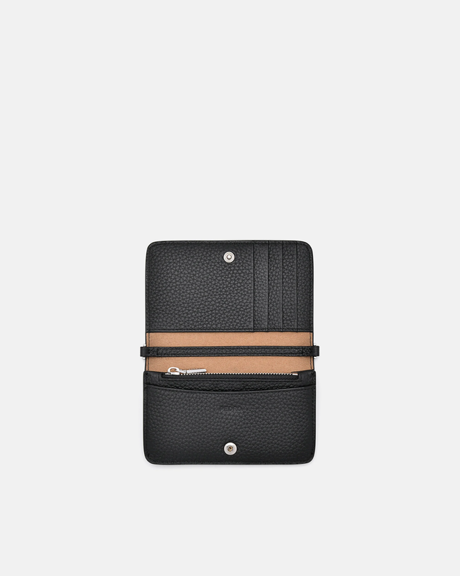 Embossed Leather Bi-Fold Wallet