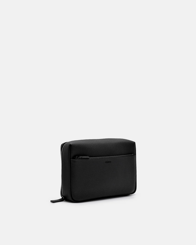 Embossed Leather Pouch