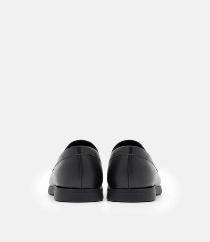 Icon Leather Loafers - Black