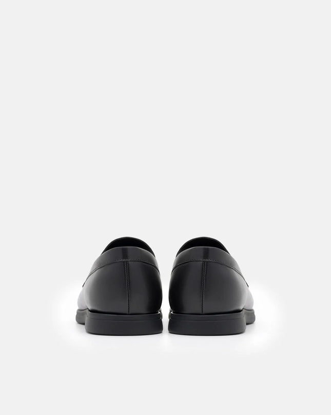 Icon Leather Loafers - Black
