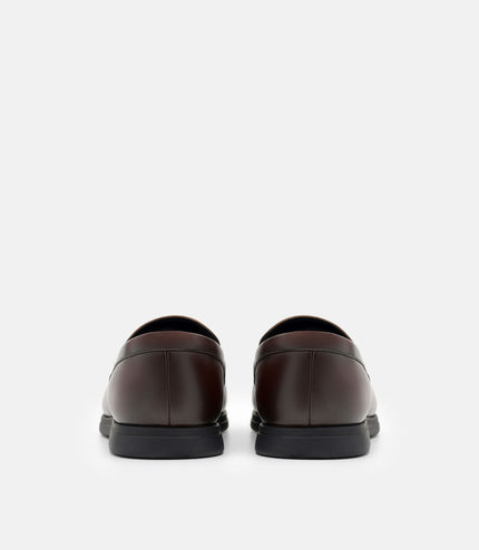 Icon Leather Loafers - Brown