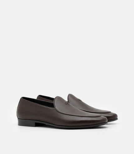 Icon Leather Loafers - Dark Brown Burnish