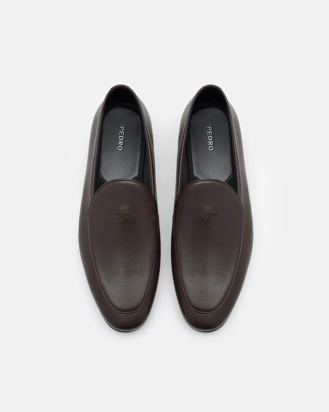 Icon Leather Loafers - Dark Brown Burnish