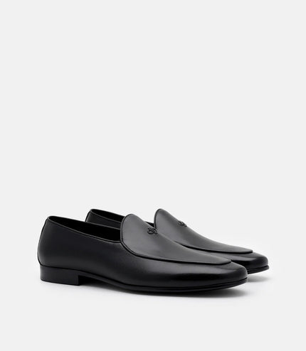 Icon Leather Loafers - Black Burnish