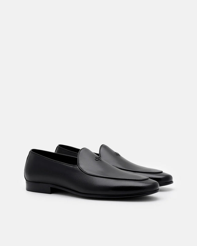 Icon Leather Loafers - Black Burnish