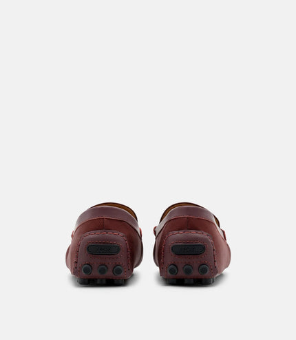 Nylon Horsebit Driving Shoes - Mahogany Nylon