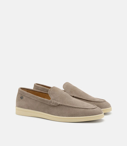 Roam Suede Loafers - Dark Taupe Suede