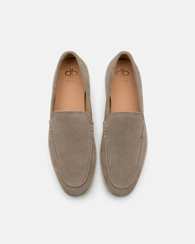 Roam Suede Loafers - Dark Taupe Suede