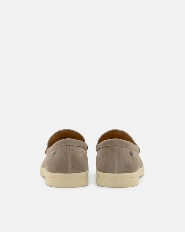 Roam Suede Loafers - Dark Taupe Suede