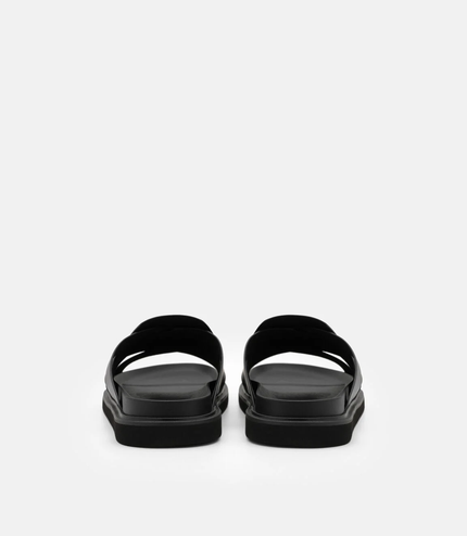 Lukas Slide Sandals - Black