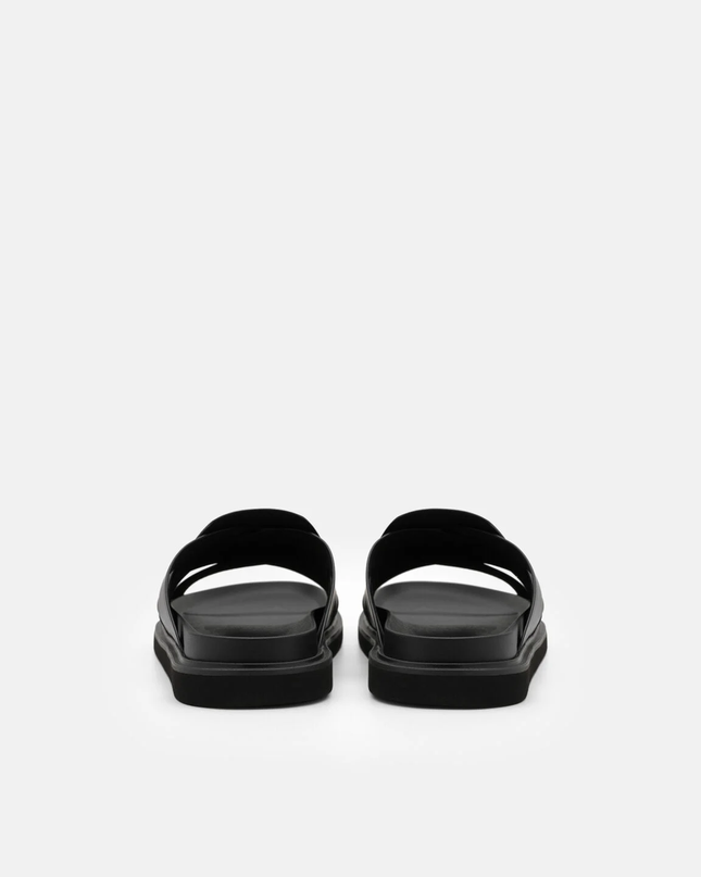 Lukas Slide Sandals - Black