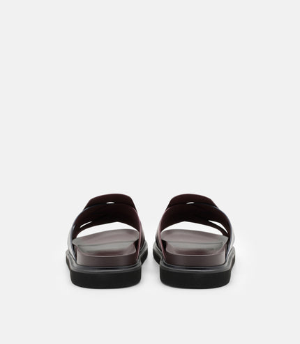 Lukas Slide Sandals - Dark Brown