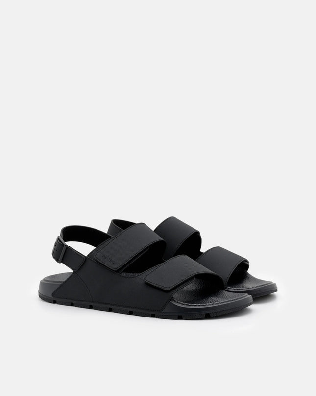 Jonah Backstrap Sandals - Black