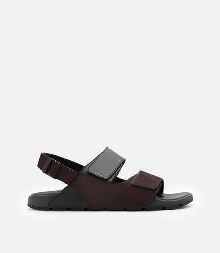 Jonah Backstrap Sandals - Dark Brown Pony