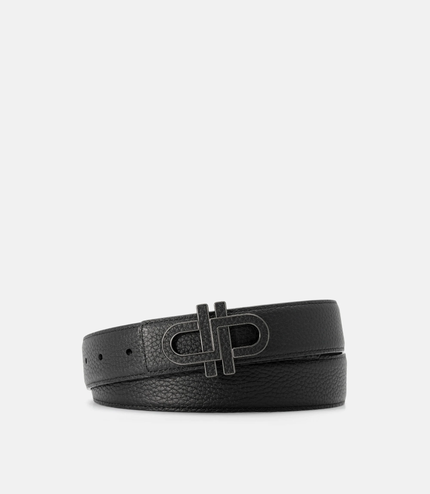 Leather Icon Reversible Tang Belt