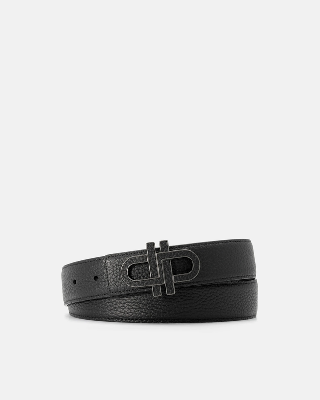 Leather Icon Reversible Tang Belt