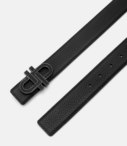 Leather Icon Reversible Tang Belt