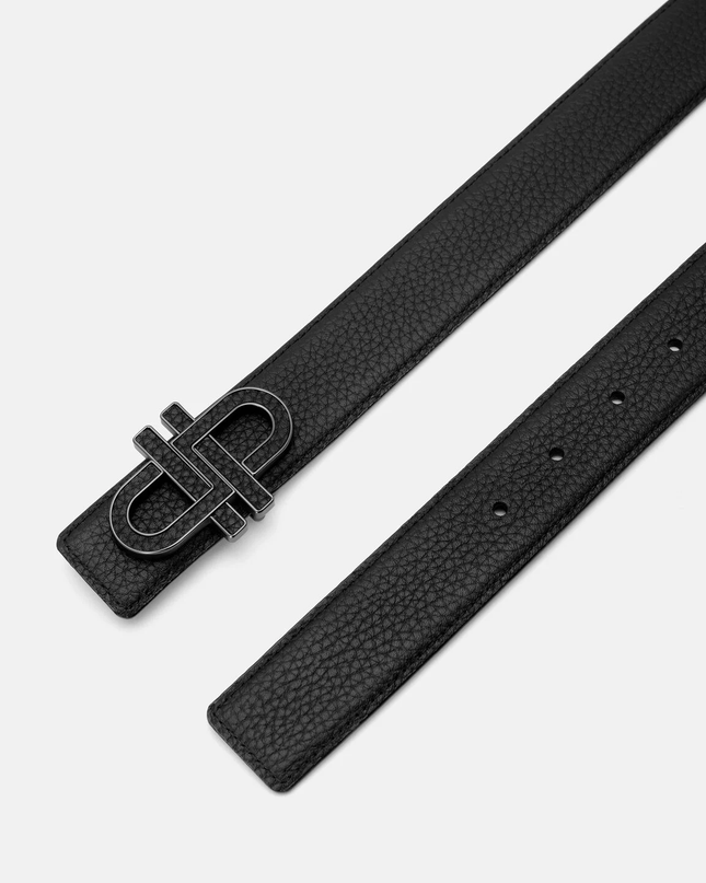 Leather Icon Reversible Tang Belt