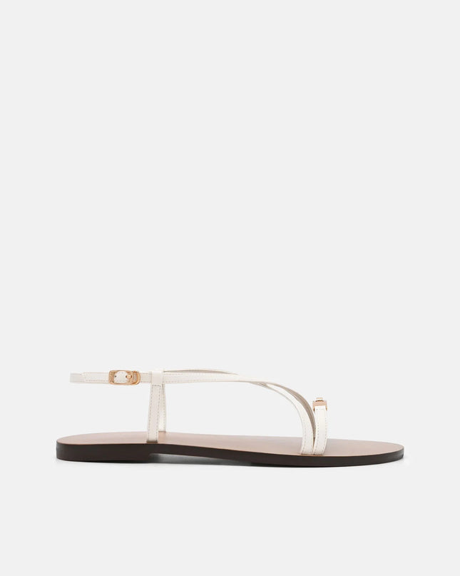 Hitch Ankle Strap Sandals - Chalk
