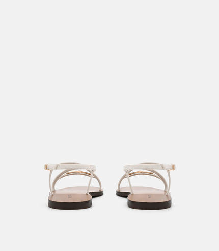 Hitch Ankle Strap Sandals - Chalk