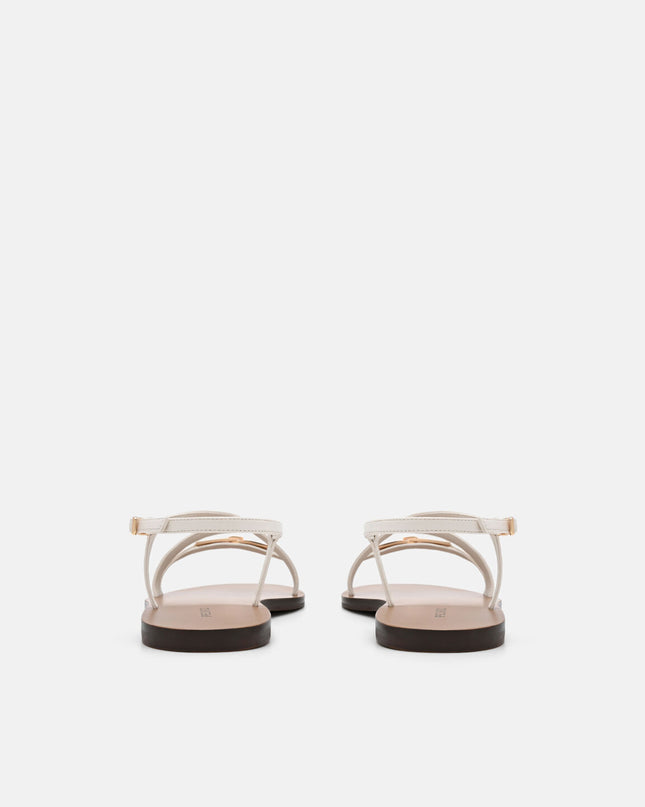Hitch Ankle Strap Sandals - Chalk