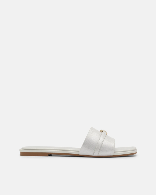 Leather Sandals - Silver
