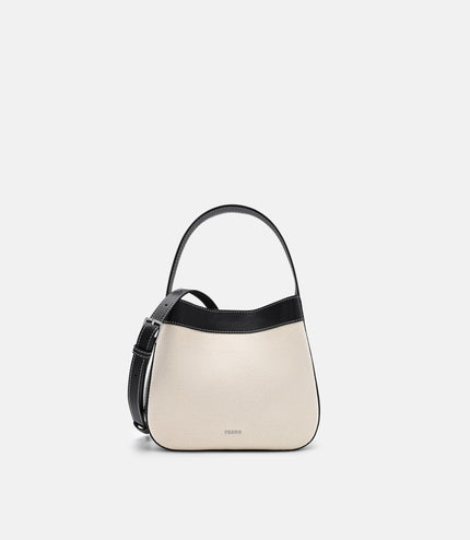Dana Canvas Bucket Bag - Black Canvas