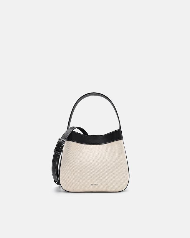 Dana Canvas Bucket Bag - Black Canvas