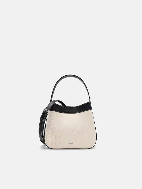 Dana Canvas Bucket Bag - Black Canvas