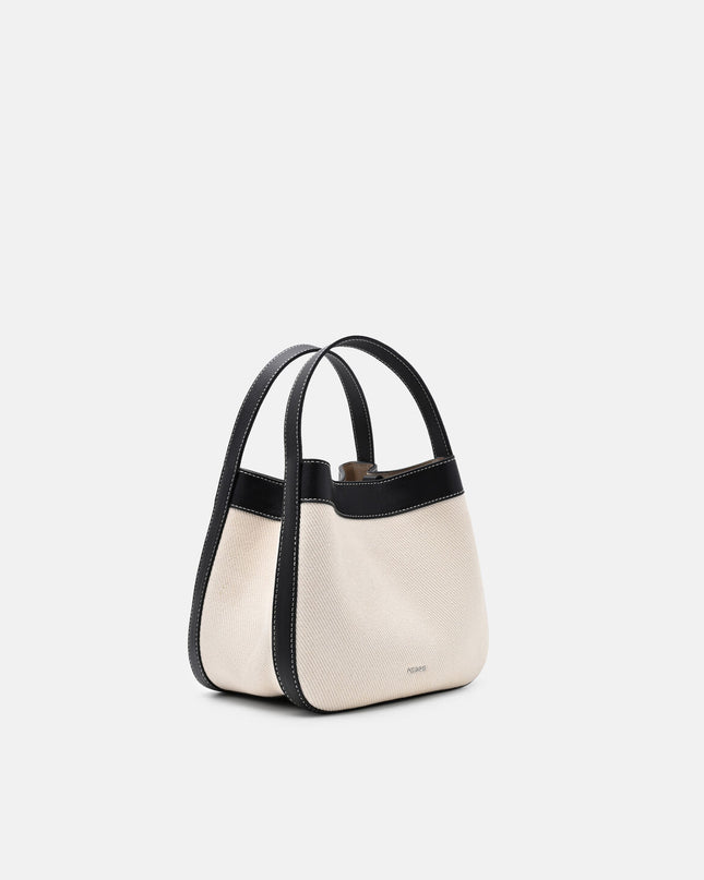 Dana Canvas Bucket Bag - Black Canvas