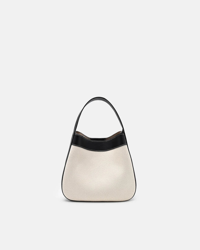 Dana Canvas Bucket Bag - Black Canvas
