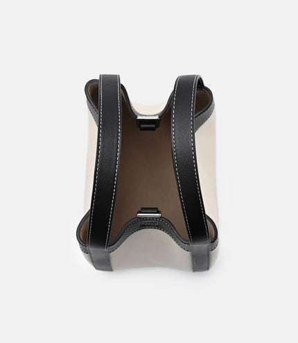 Dana Canvas Bucket Bag - Black Canvas