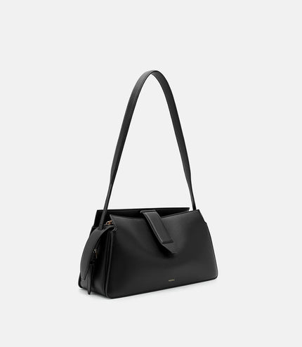 Geometric Shoulder Bag - Black