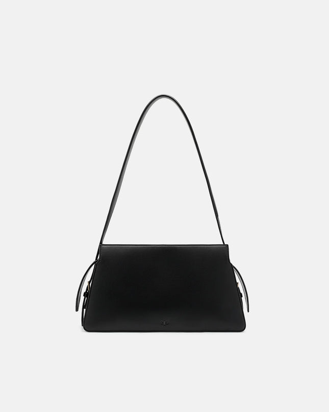 Geometric Shoulder Bag - Black
