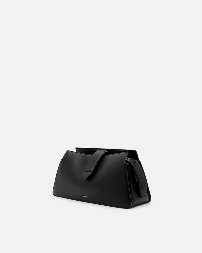Geometric Shoulder Bag - Black