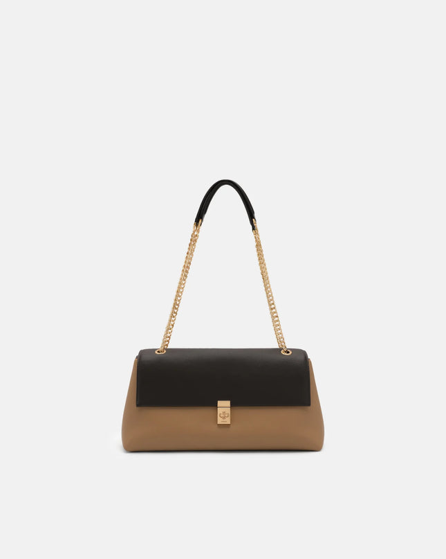 Leather Foldover Bag - Multi